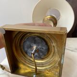 Brass column lamp neoclassical style 60s vintage