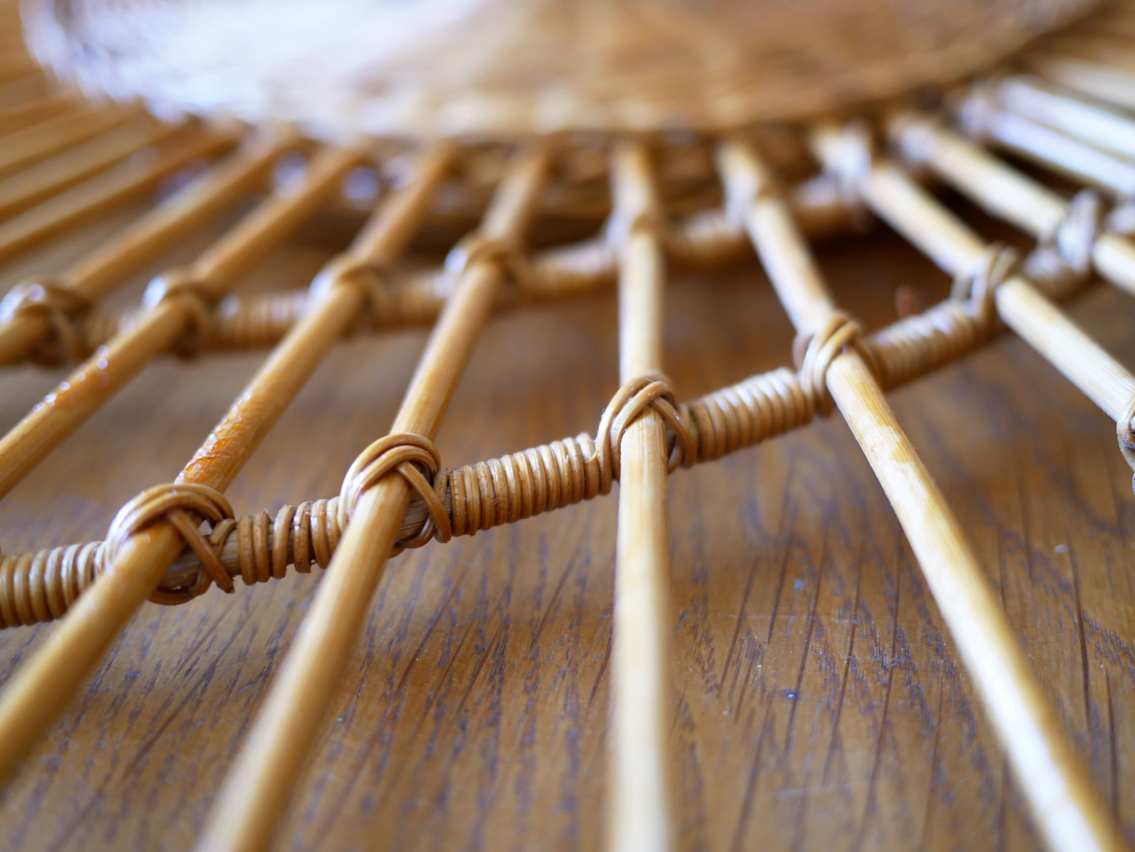 Mirror rattan galaxy 79x67cm