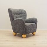Grey armchair, Scandinavian design, production: Denmark