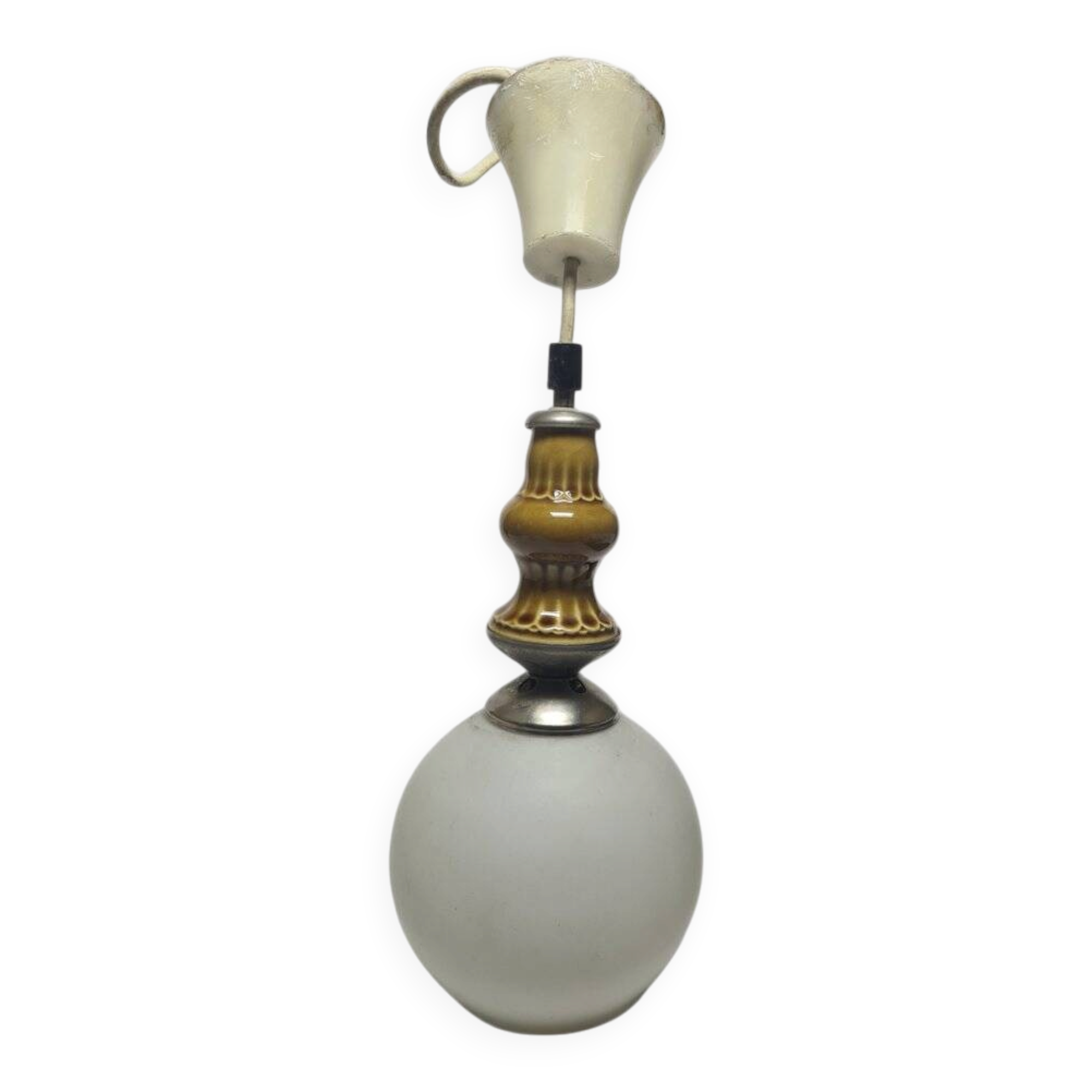 Postmodern Communist pendant lamp, Poland, 1970s