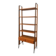 Vintage Scandinavian bookshelf in teak and black metal – Design