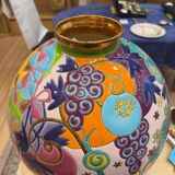 Vase Émaux de Longwy