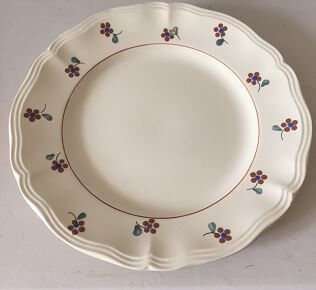 6 plates flat sarreguemines digoin - model arromanches