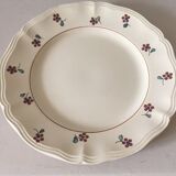 6 plates flat sarreguemines digoin - model arromanches