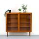 Danish Teak Cabinet with Glass Doors by Carlo Jensen for Hundevad, 1960s