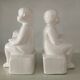 Vintage ceramic bookends