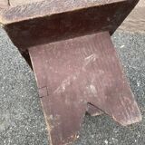 Stool rests feet rustic fir