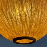 Beautiful design midcentury cocoon resin pendant, 1950s