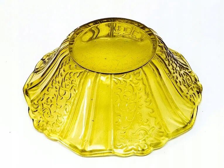 G8a art deco topaz large bowl 1930