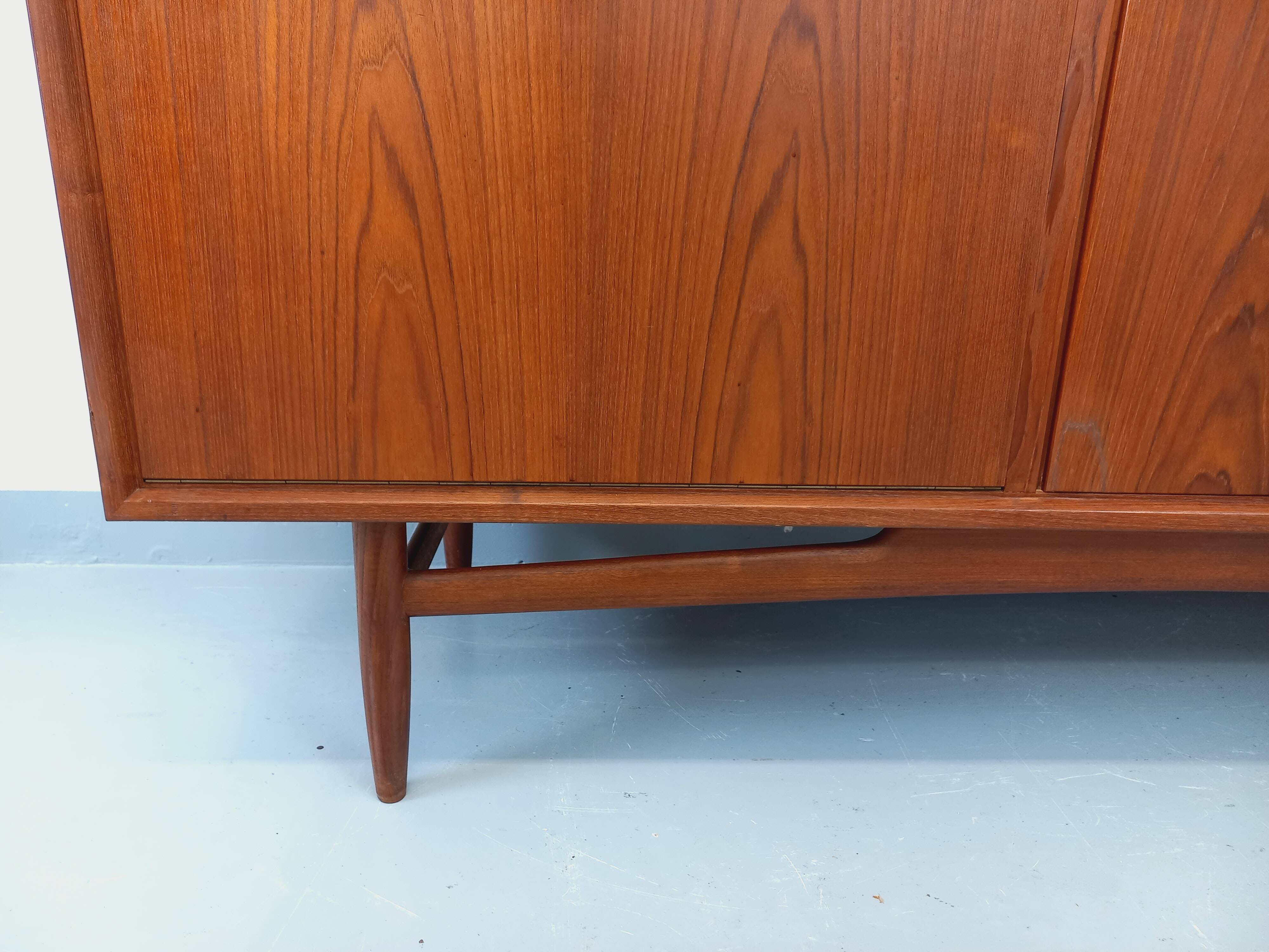 Vintage Swiss Teak Scandinavian style sideboard in teak from the 60s