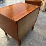 Pair of Scandinavian teak bedside tables