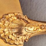 Sterling silver serving spoon