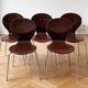 Set of 5 TON bistro chairs