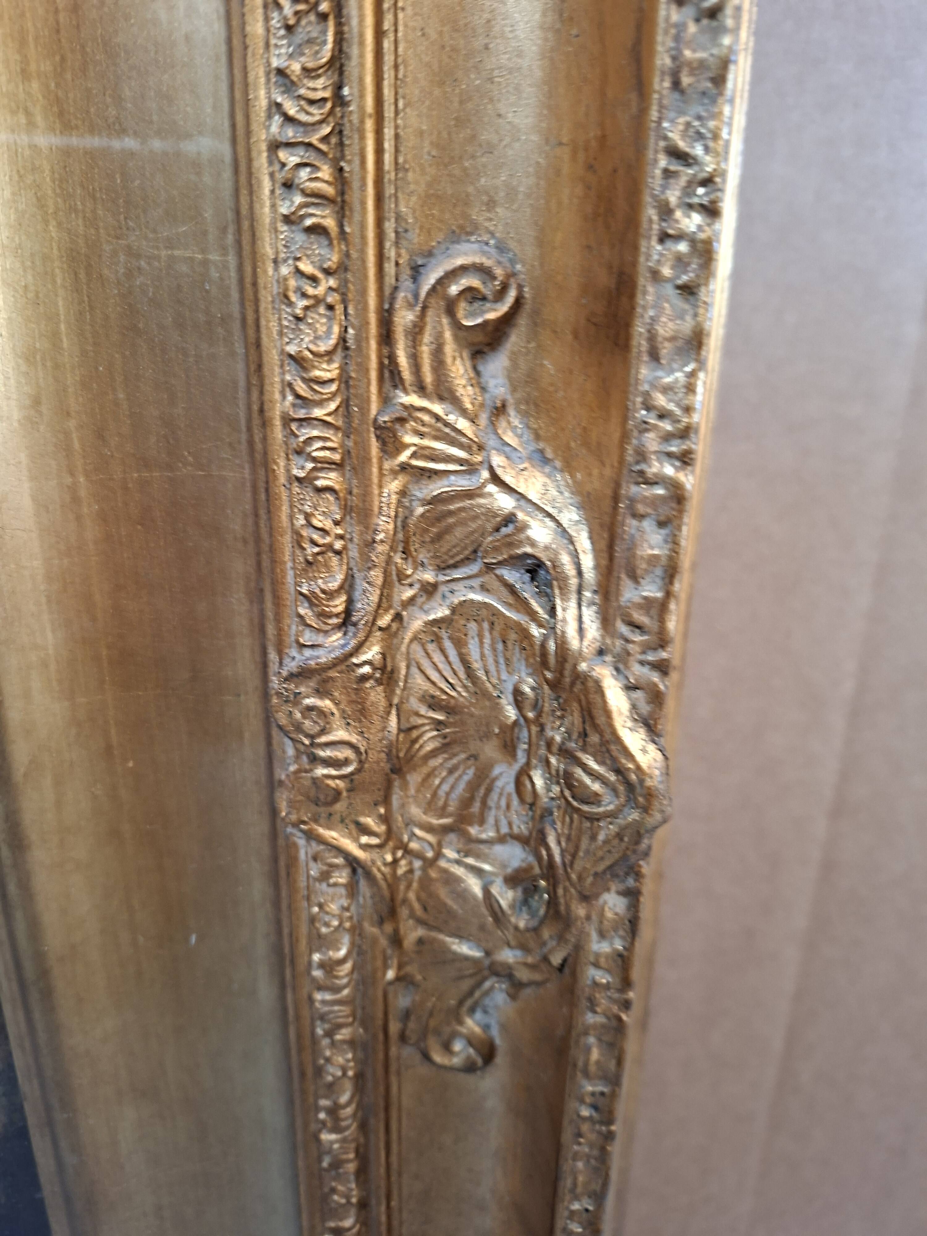 Dipinto a Olio di Francesco Tammaro Scena di Mercato Napoletana 80x130 cm