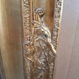 Dipinto a Olio di Francesco Tammaro Scena di Mercato Napoletana 80x130 cm