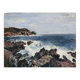 Tableau HSP "Bord de mer Côte d'Azur" Marine signée vers 1950