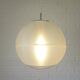 Vintage hanging lamp Meblo Guzzini Sfera MCM plastic pendant light  1970's