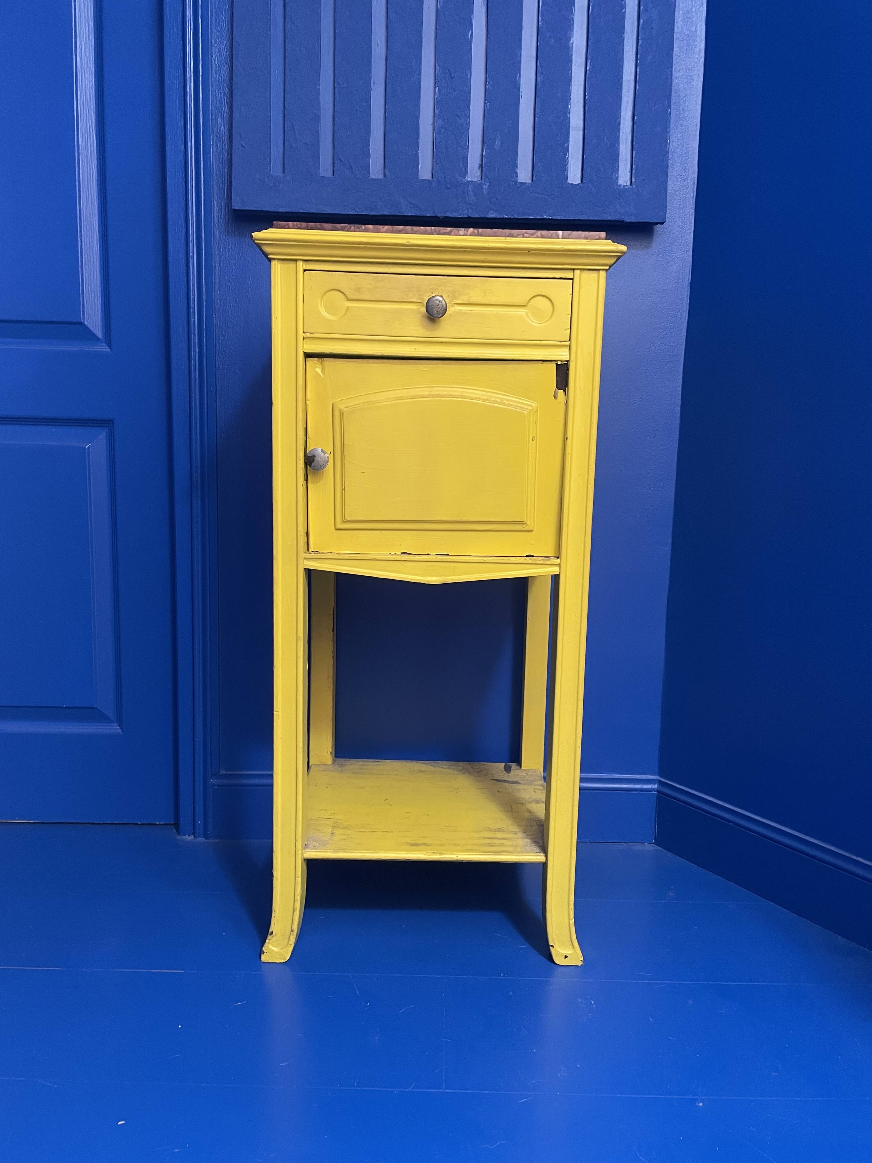 Revamped antique bedside table/side table/accent furniture