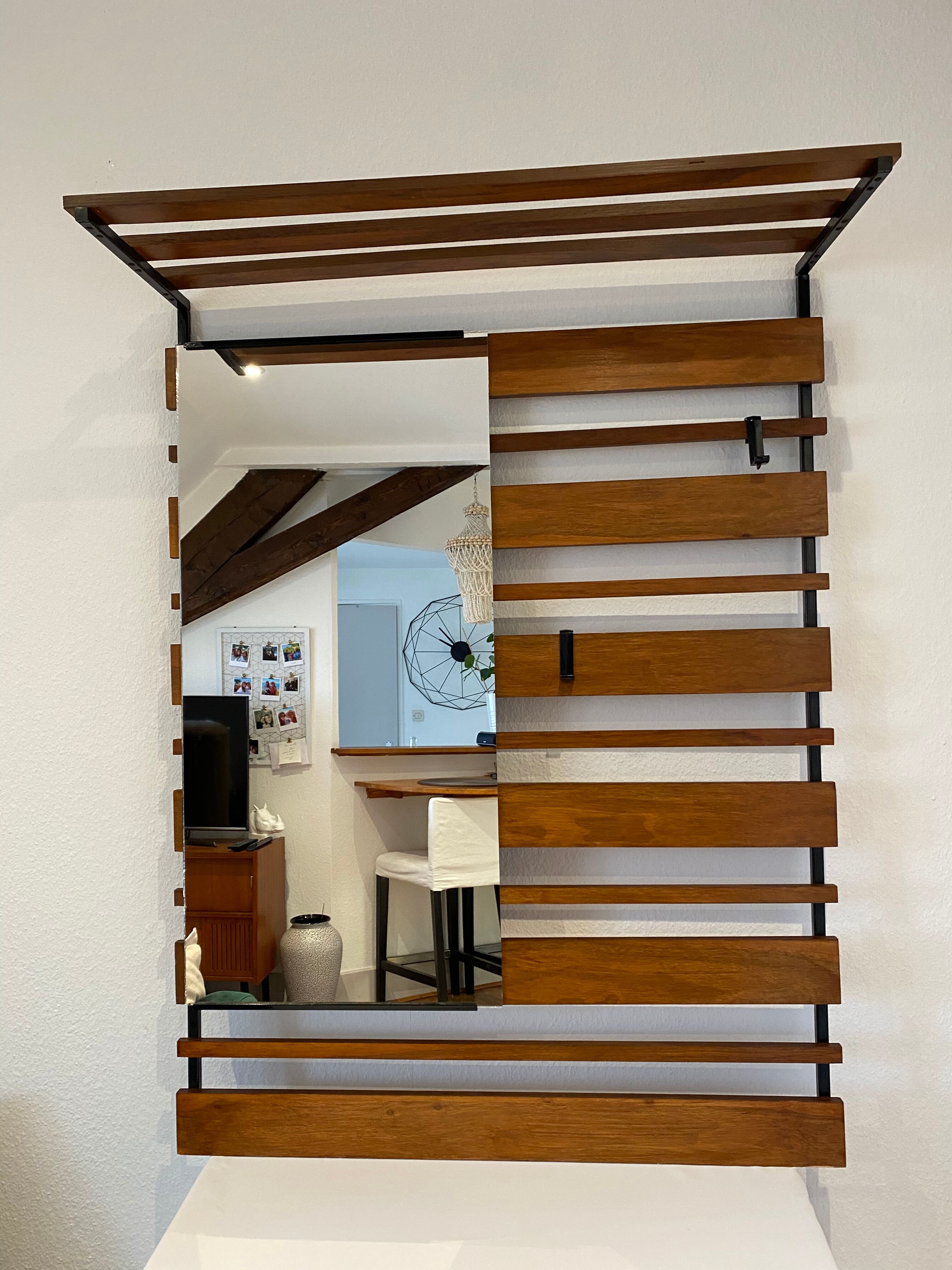 Vintage teak wardrobe