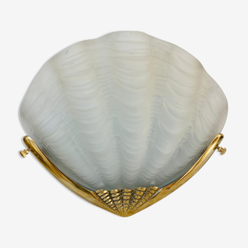 Art Deco shell wall lamp