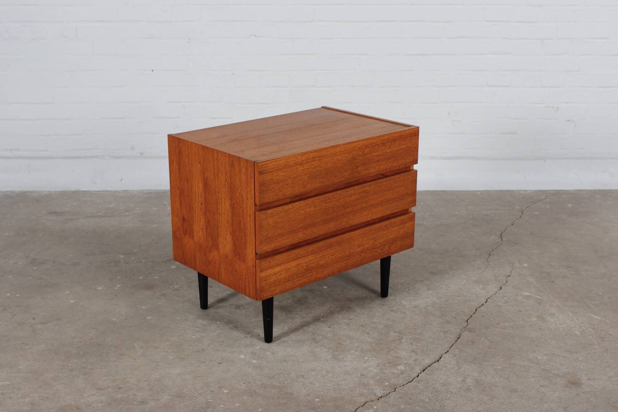 Vintage teak chest of drawers 60s mid century