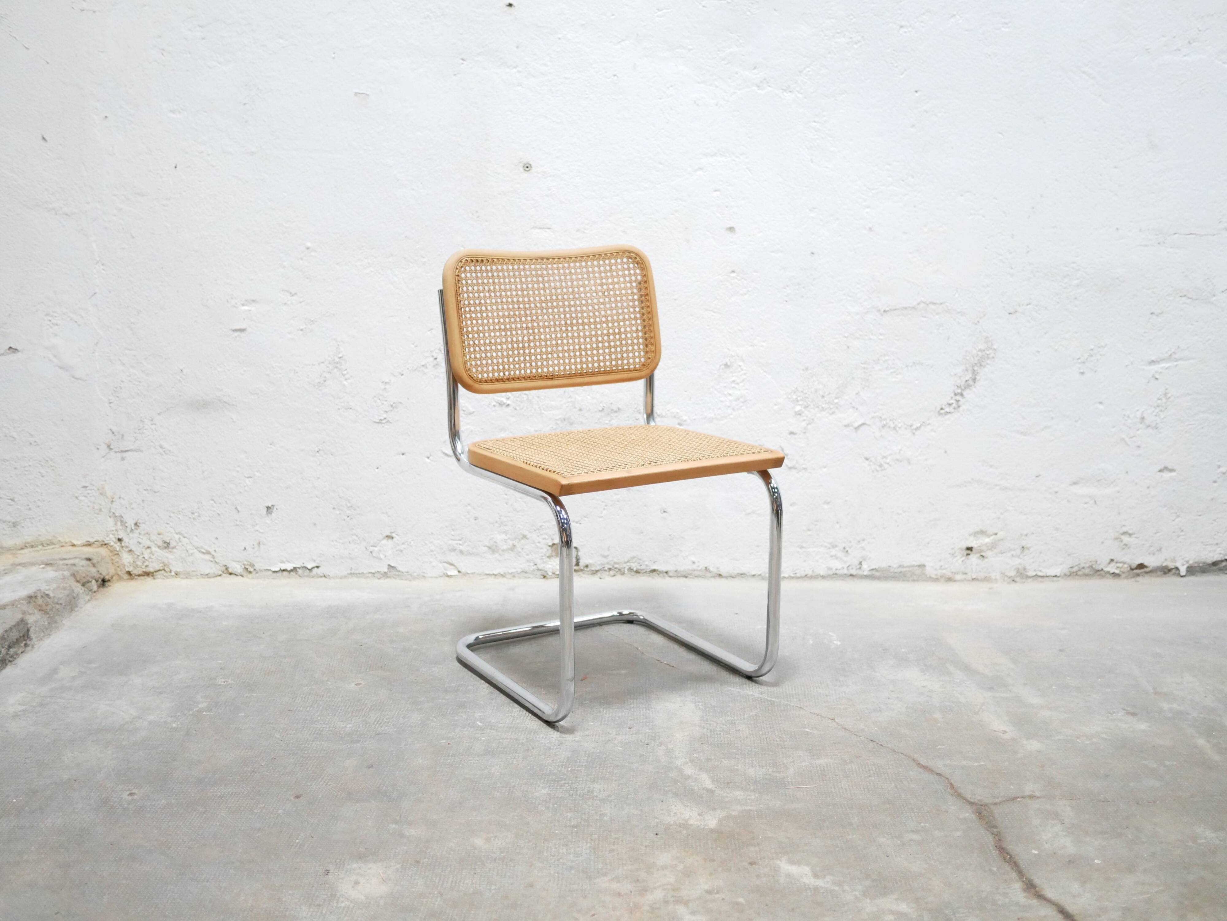 Chaise B32 par Marcel Breuer, Made in Italy