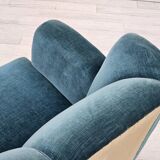 1960s, Danish 3-seater sofa, original condition, furniture velour.