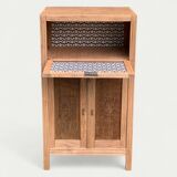 Parisian art deco sideboard in raw oak 1930