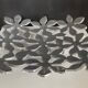 Vintage perforated aluminium cast iron centrepiece