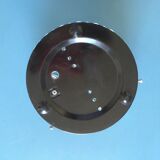 Round ceiling lamp made of molded glass