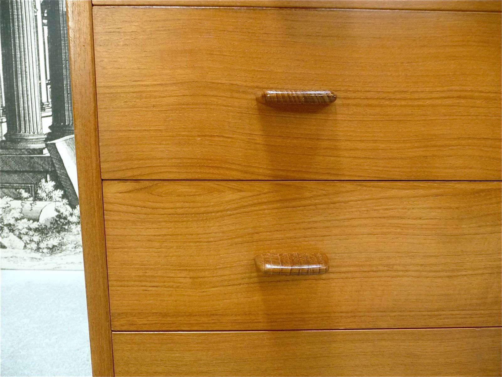 Commode en teck RY16 par Hans J. Wegner pour Ry Møbler, Danemark