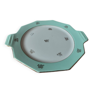 Plat rond m d l émeraude.