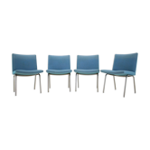 4 chaises Hans J. Wegner Airport pour A.P. Stolen