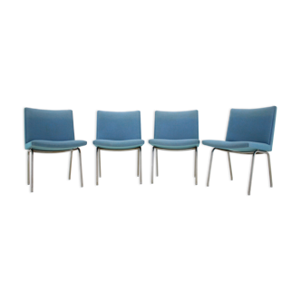 1960s Hans J. Wegner Airport Lounge Chairs for A.P. Stolen, Set of 4