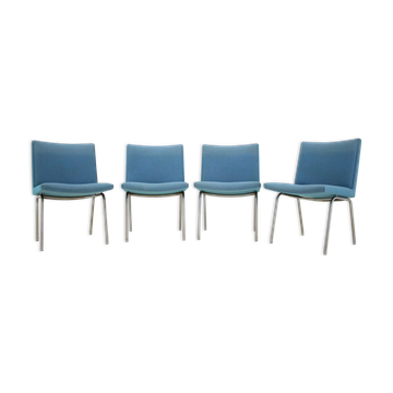 1960s Hans J. Wegner Airport Lounge Chairs for A.P. Stolen, Set of 4