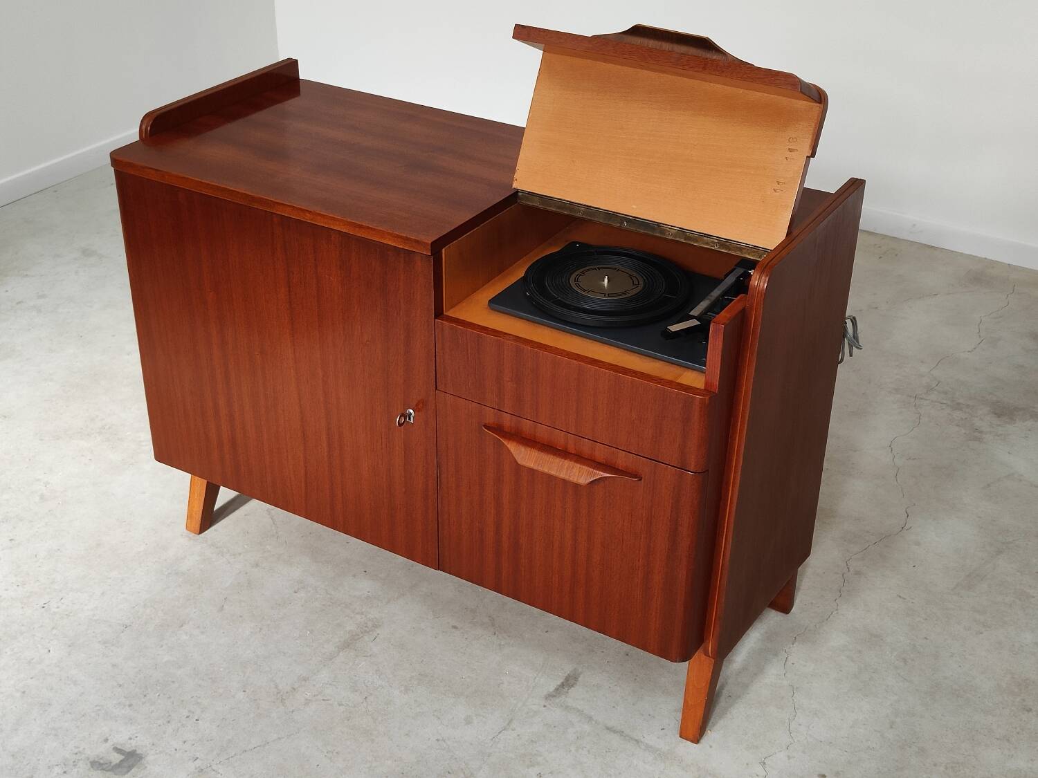 Low sideboard by Frantisek Jirak for Tatra Nabytok 1959