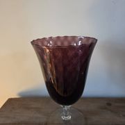 Vase en verre soufflé, Empoli 1960