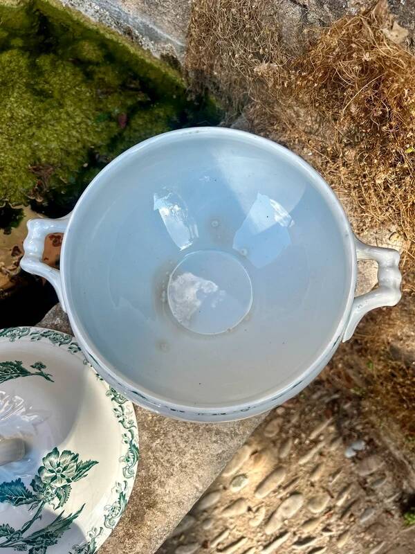 Antique ironstone soup tureen