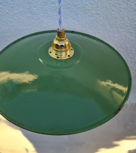 Enamelled sheet metal suspension 1950