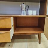 Shelf wall cabinet secretary