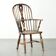 Antique English early 19th century Windsor highback chair