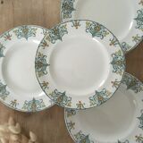 Flat plates iron earth Longwy Mimosa