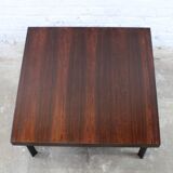 Square teak coffee table by Pierre Guariche for Meurop