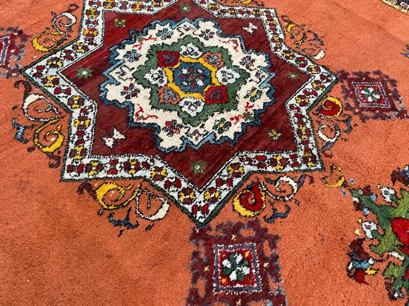 Large old Moroccan carpet Berbere 315x396 cm
