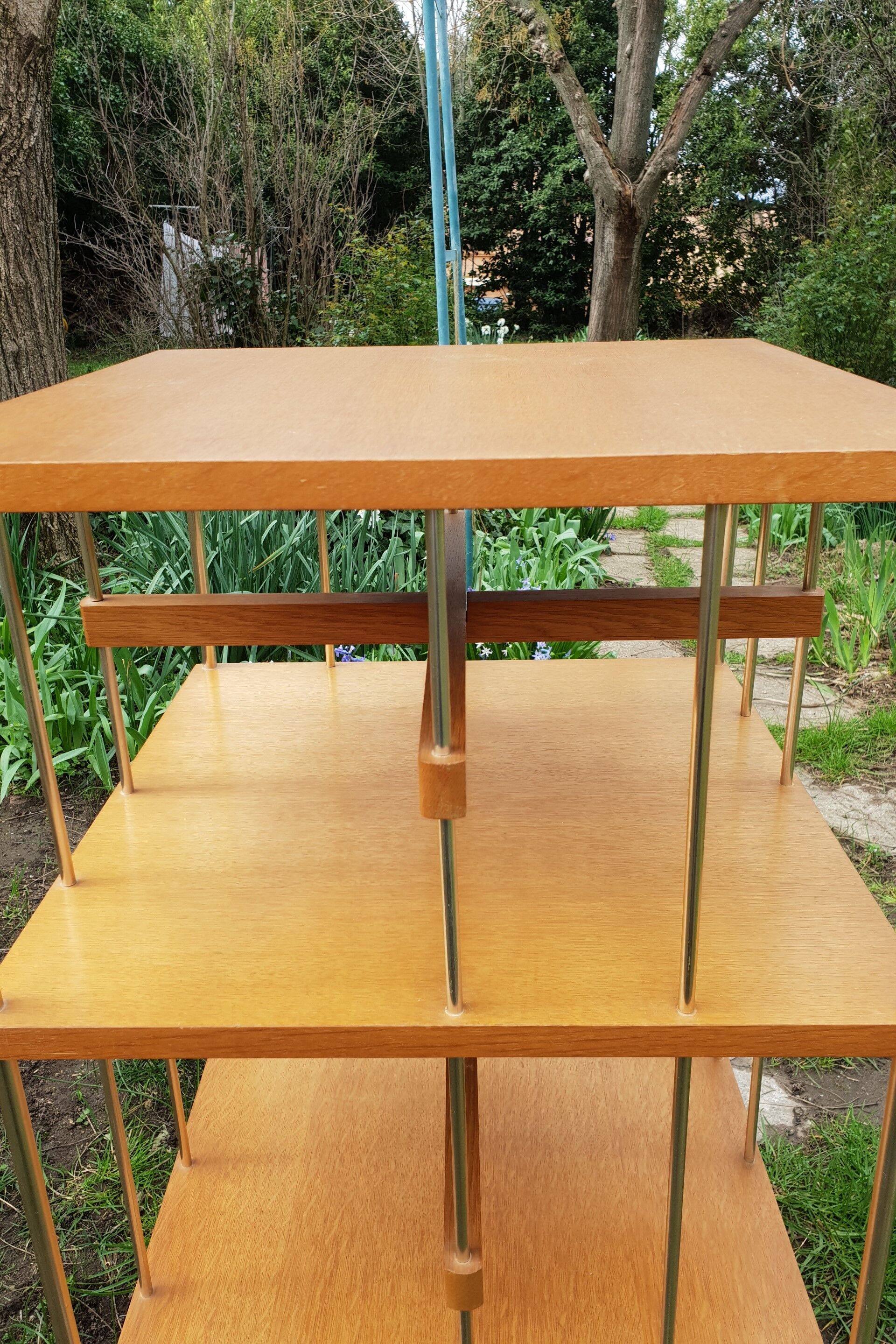 Vintage revolving library