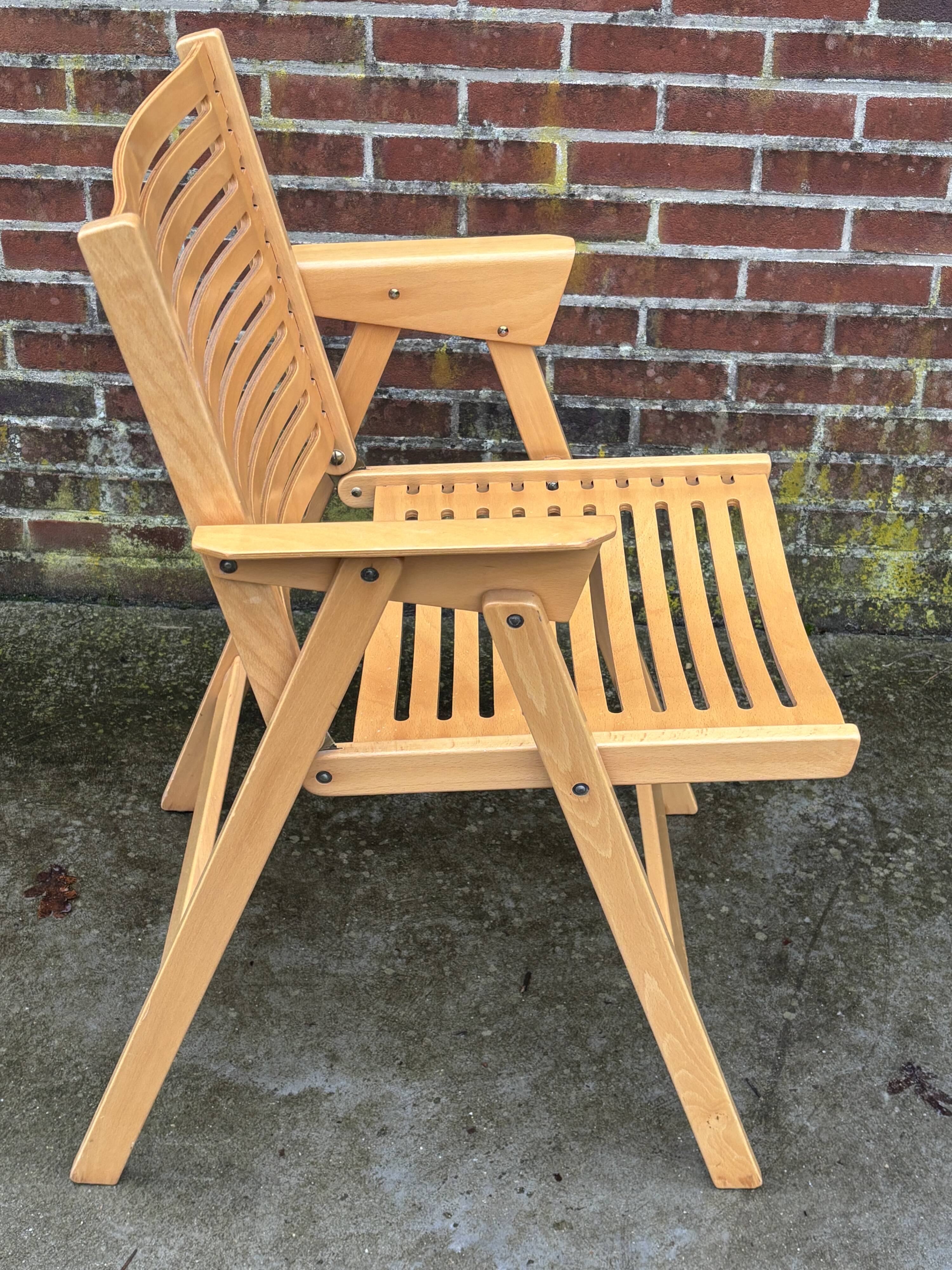 Niko Kralj Rex Plywood Folding Chair for Stol 1950s in wood