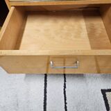 Small vintage sideboard 1960 compass foot