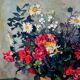 Leo Pringels (1901-1992) « Nature morte aux fleurs ».