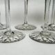Set of 5 antique cut crystal glasses, double colour, 19 cm – Baccarat – Model S1136 – circa 18.
