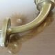 Pair of theater wall sconces in bronze art deco 30s